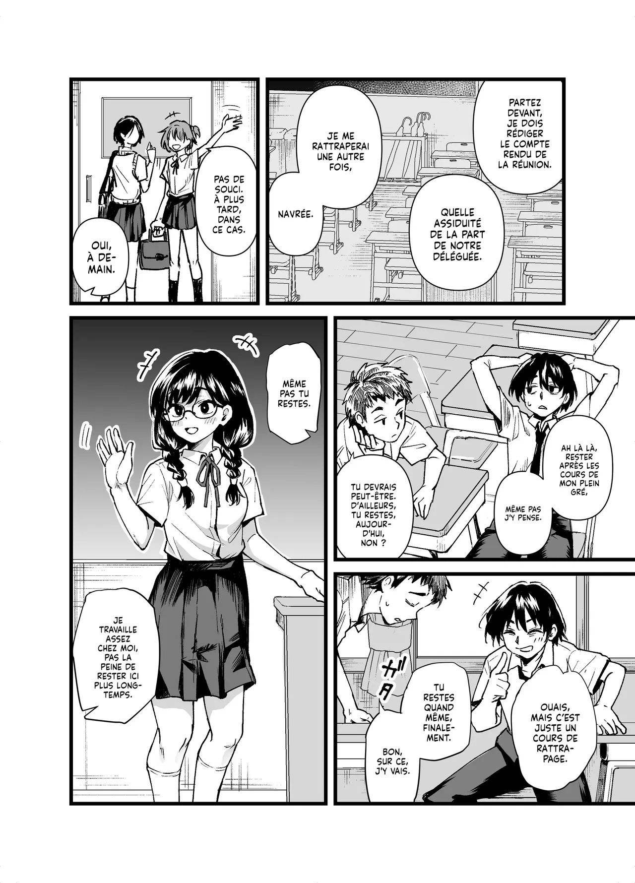 Class no Iinchou ga Roshutsuheki no Aru Hentai-san datta | La Déléguée est une Perverse Exhibitionniste page 4 full