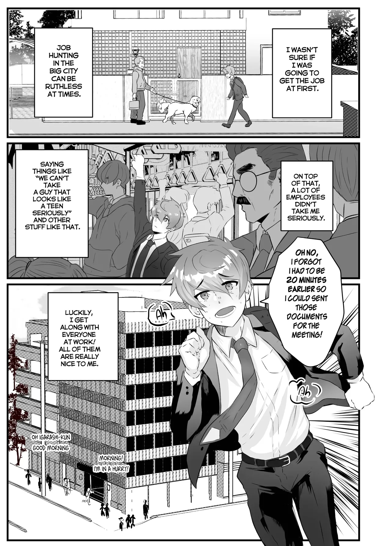 Working Overtime with my NOT SO annoying Senpai page 5 full