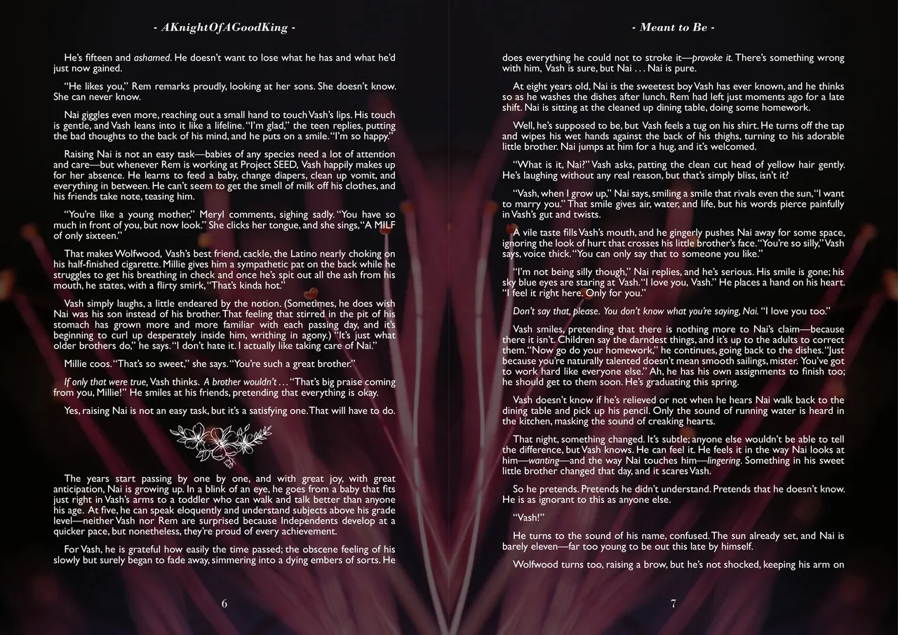 A Song of Brothers: A Knives x Vash Zine page 4 full