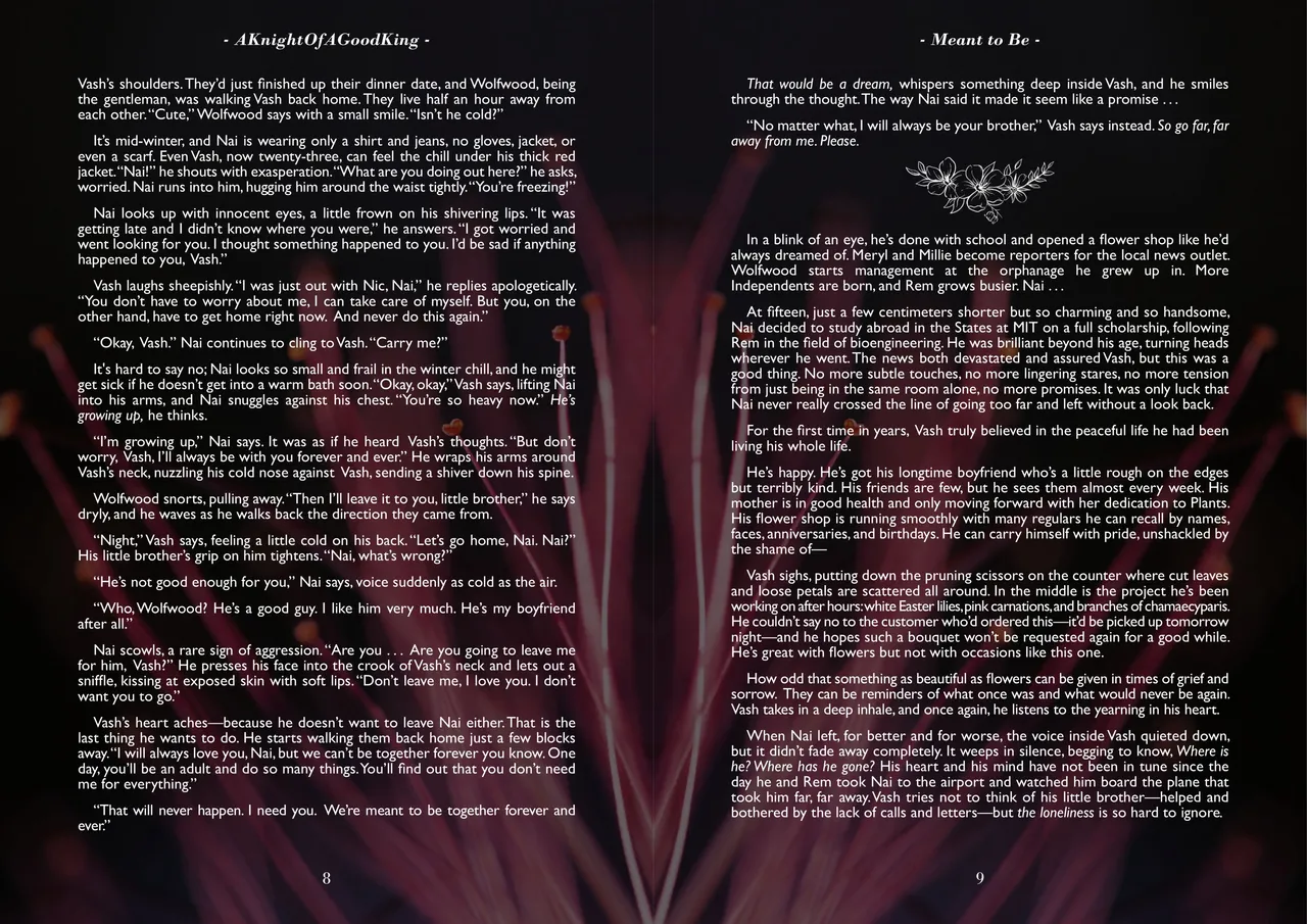 A Song of Brothers: A Knives x Vash Zine page 5 full