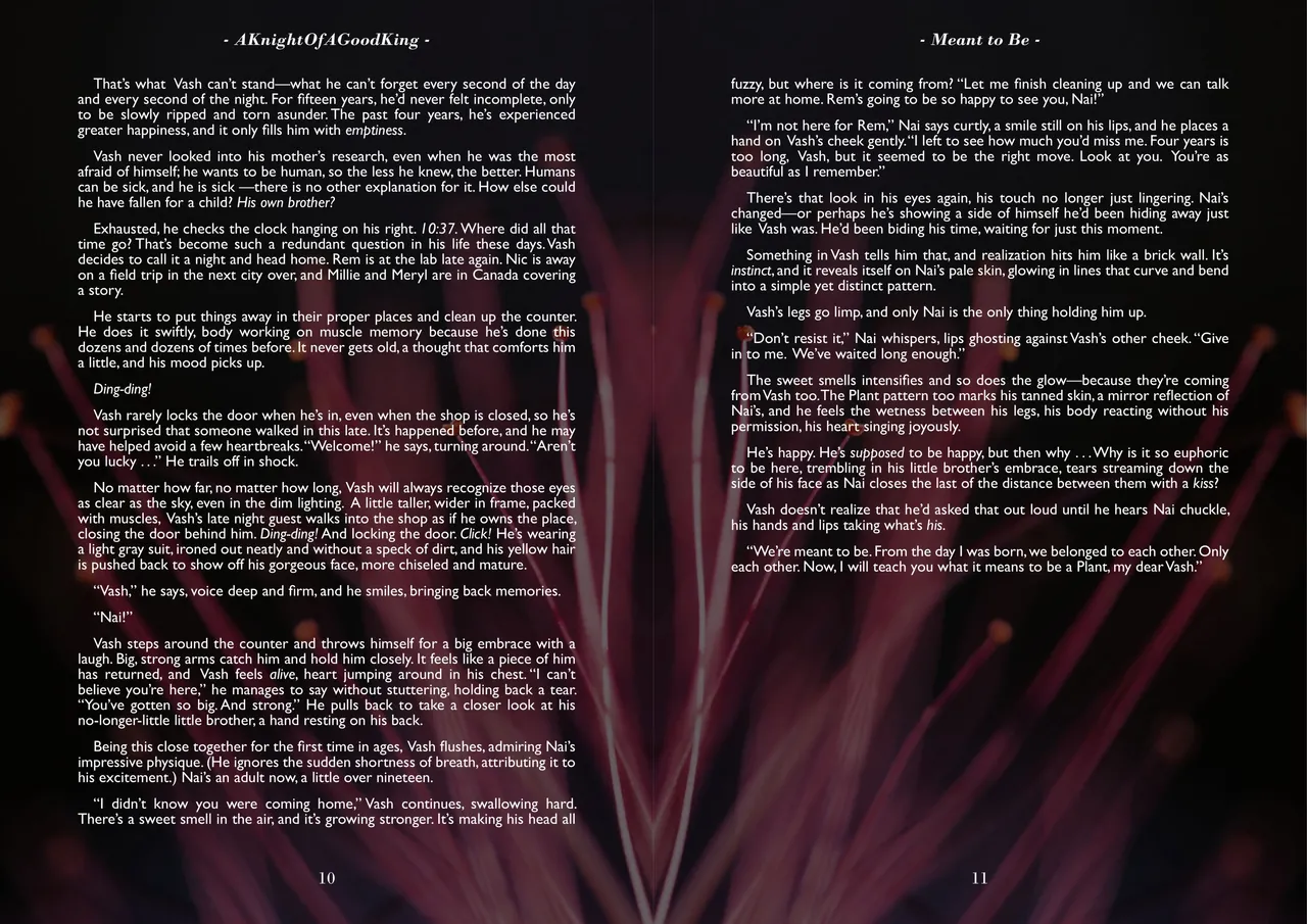 A Song of Brothers: A Knives x Vash Zine page 6 full