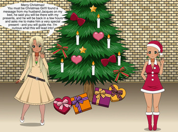 Christmas Girl celebrates Christmas - Merry Christmas 1 cover