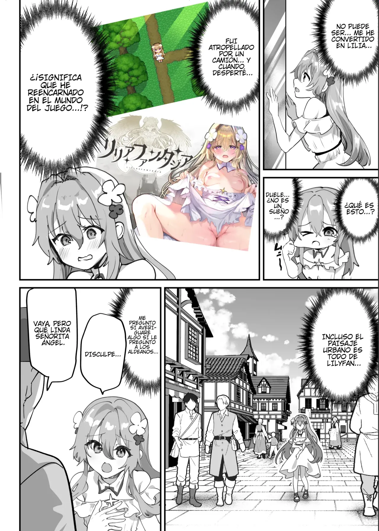 Ero RPG no Onna Shujinkou ni TS Tensei Shitara... ~Machi Ero Event & Haiboku Ecchi de Shojo Soushitsu~ page 8 full