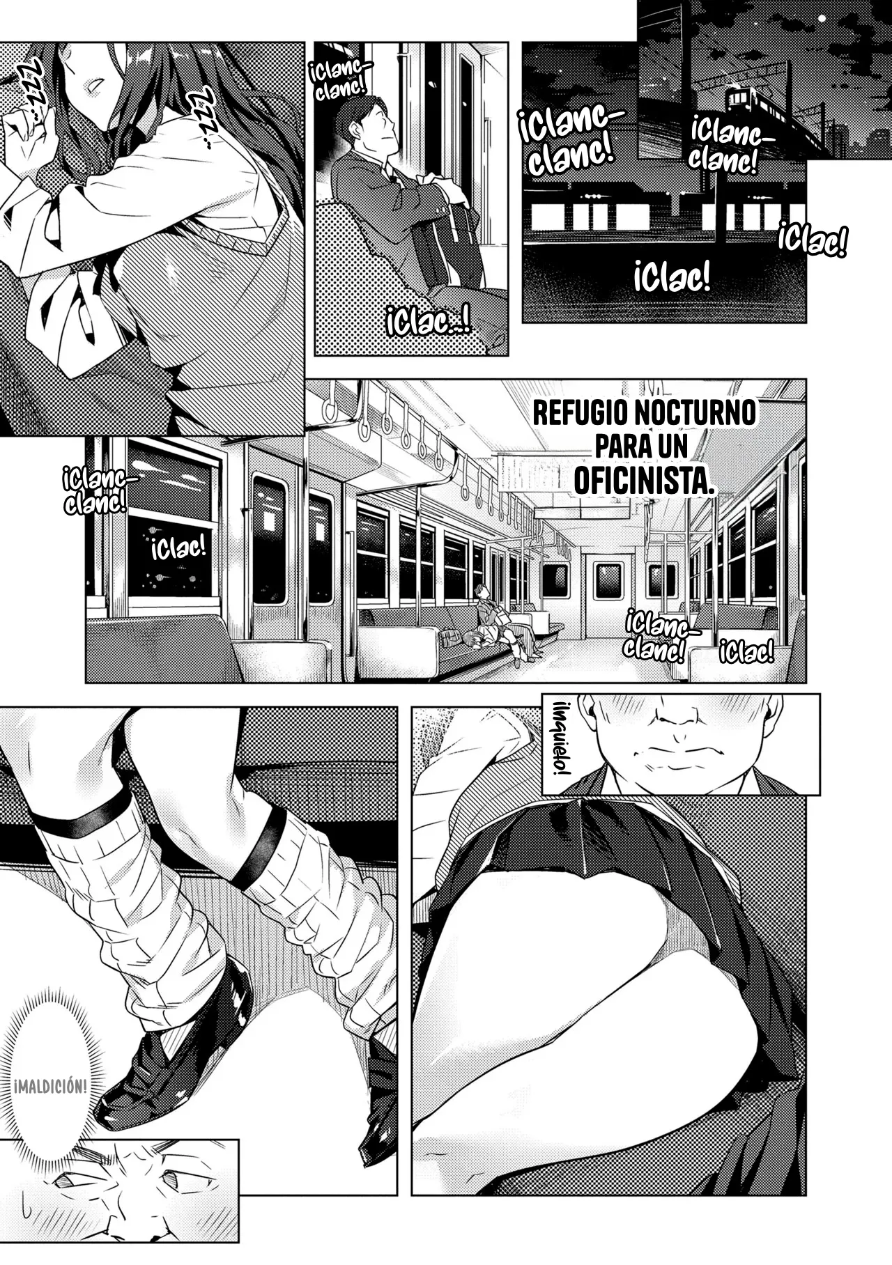Kakushite Hitoyo no Saporiman.｜Refugio Nocturno para un Oficinosta. page 2 full