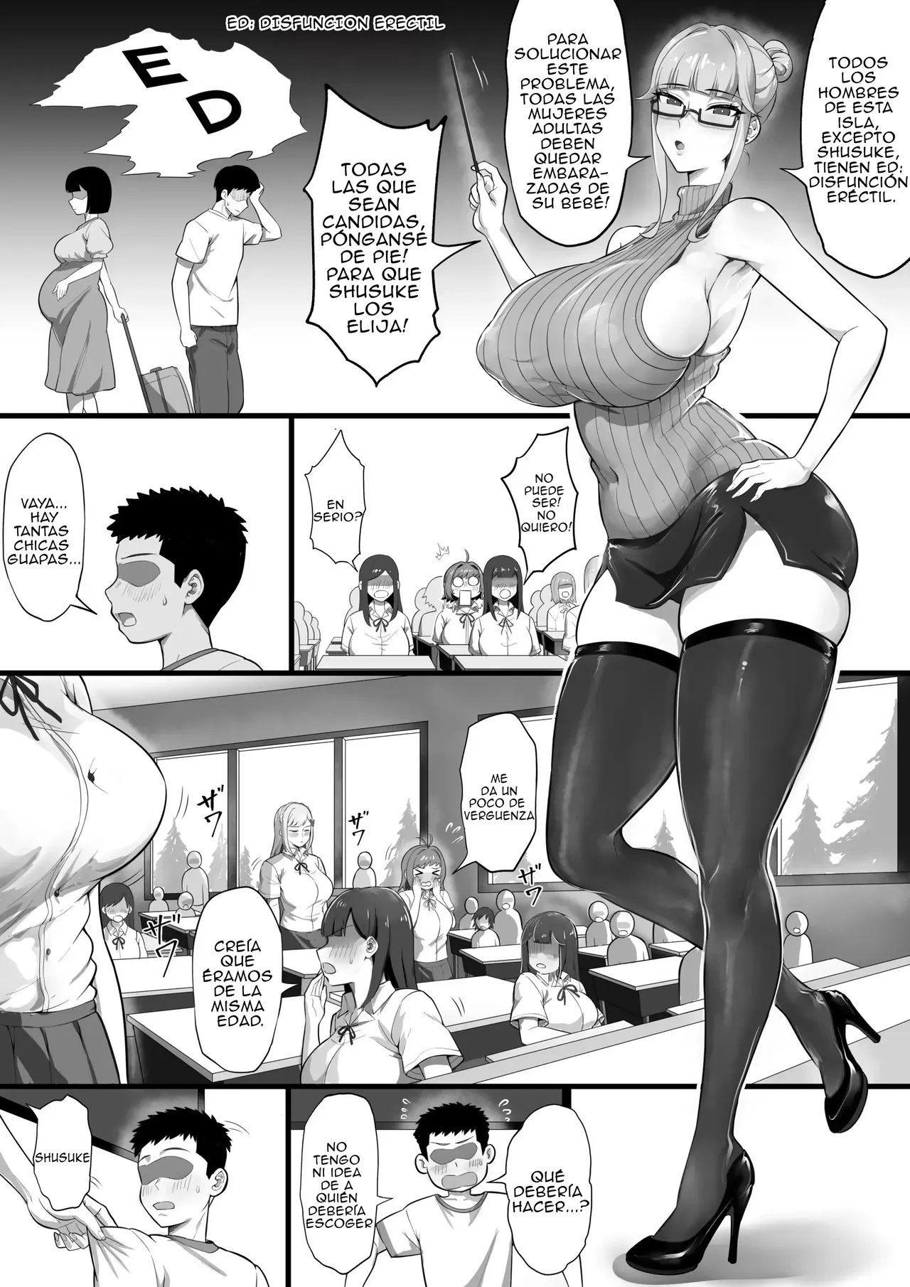 ED Shika Umarenai Shima de Yuiitsu no Zetsurin 2｜El Único Superdotado Sexual en una Isla donde Todos Nacen con DE 2 page 5 full