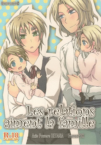 [BrensainZ (Nagiku)] Les relations aiment la famille (Hetalia Axis Powers) cover
