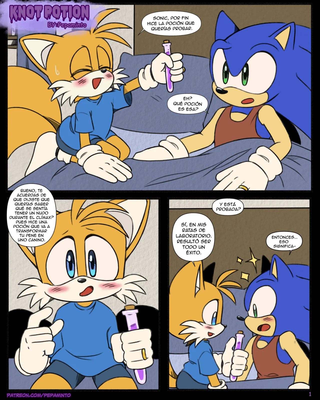 Knot Potion  Spanish page 1 full