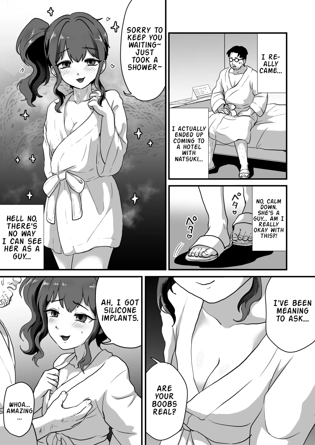 Uchi, Chinko Tsuiterunsu kedo Iissu ka? | I have a dick, is that okay? page 12 full