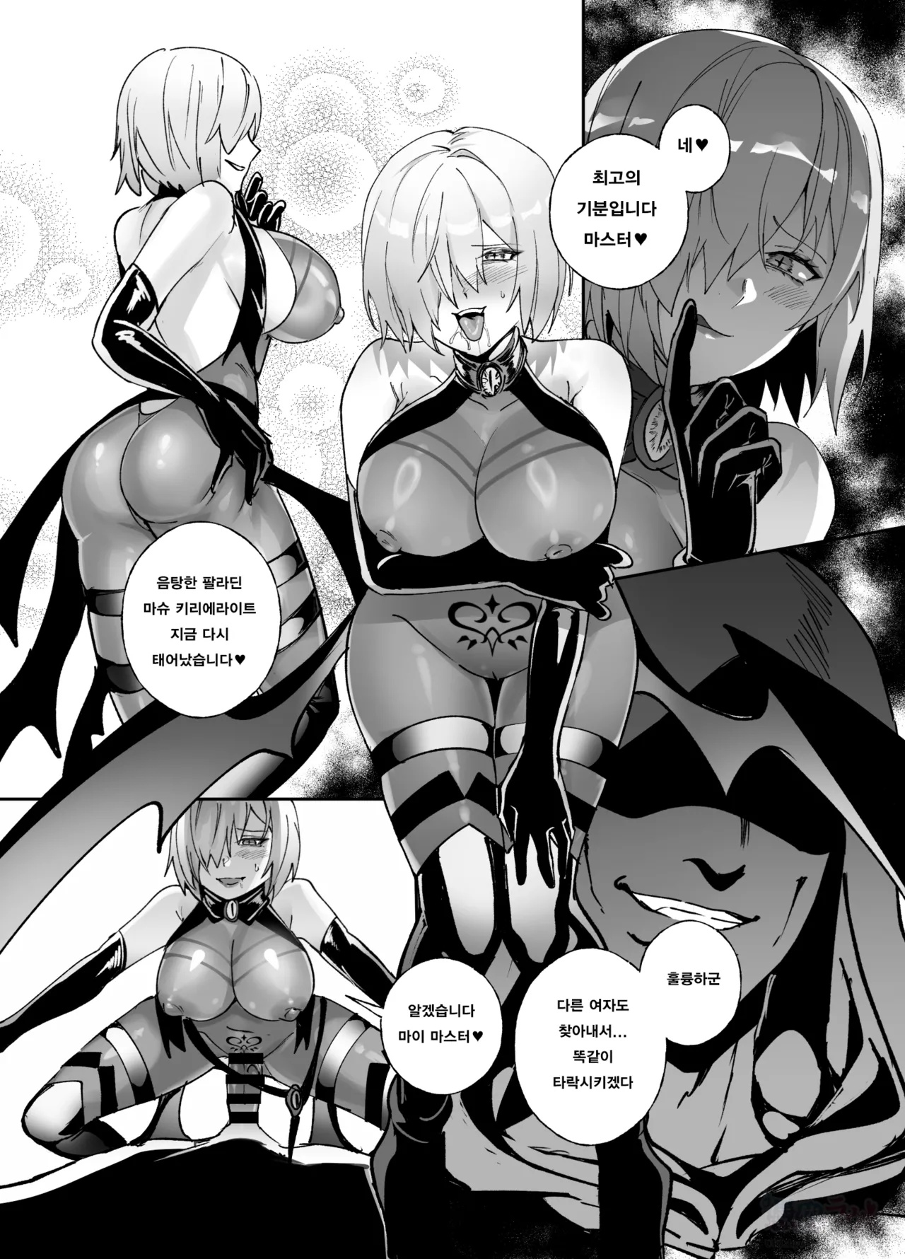 Nakadashi Sareru to Zettai ni Ochiru Majutsu: Mash Hen | 질내사정 당하면 절대로 타락하는 마술: 마슈편 page 12 full