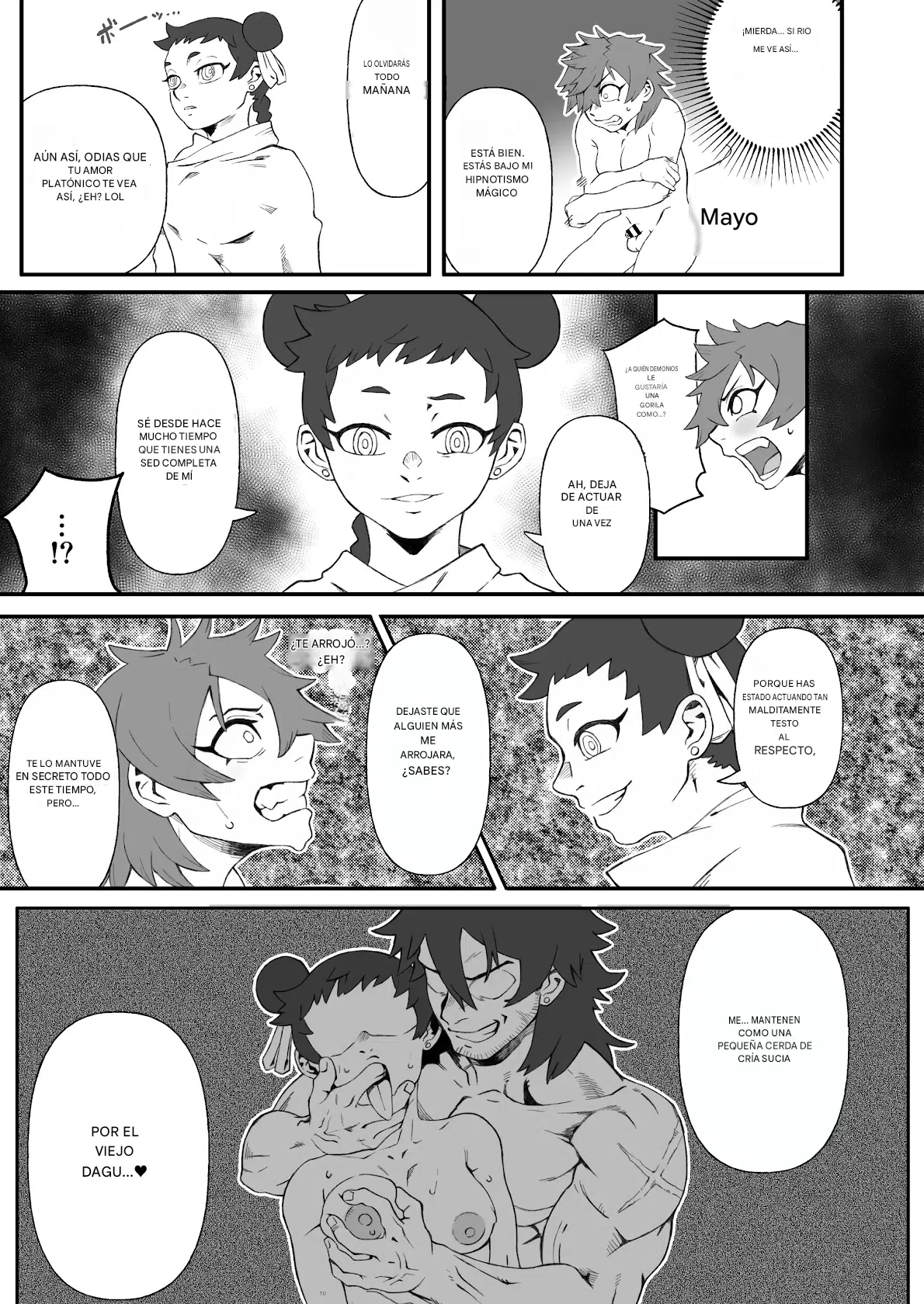 Shinjin Futanari Boukensha Kasumi-chan no Yuusha-sama 100-nichi Choukyou Nikki Español page 12 full
