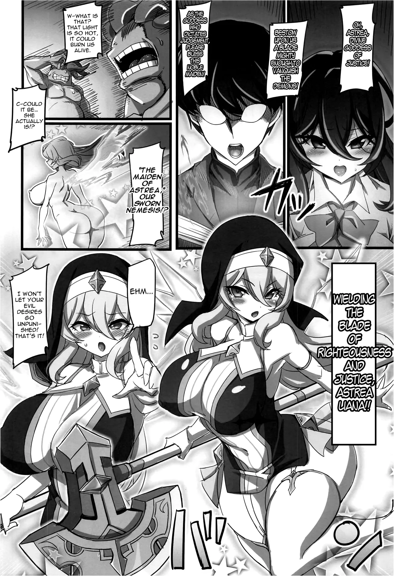 The Sacred Maiden of Judgment Astrea ~Holy Maiden Defeated by Demon Anal Torture and Energy Drain~ page 5 full