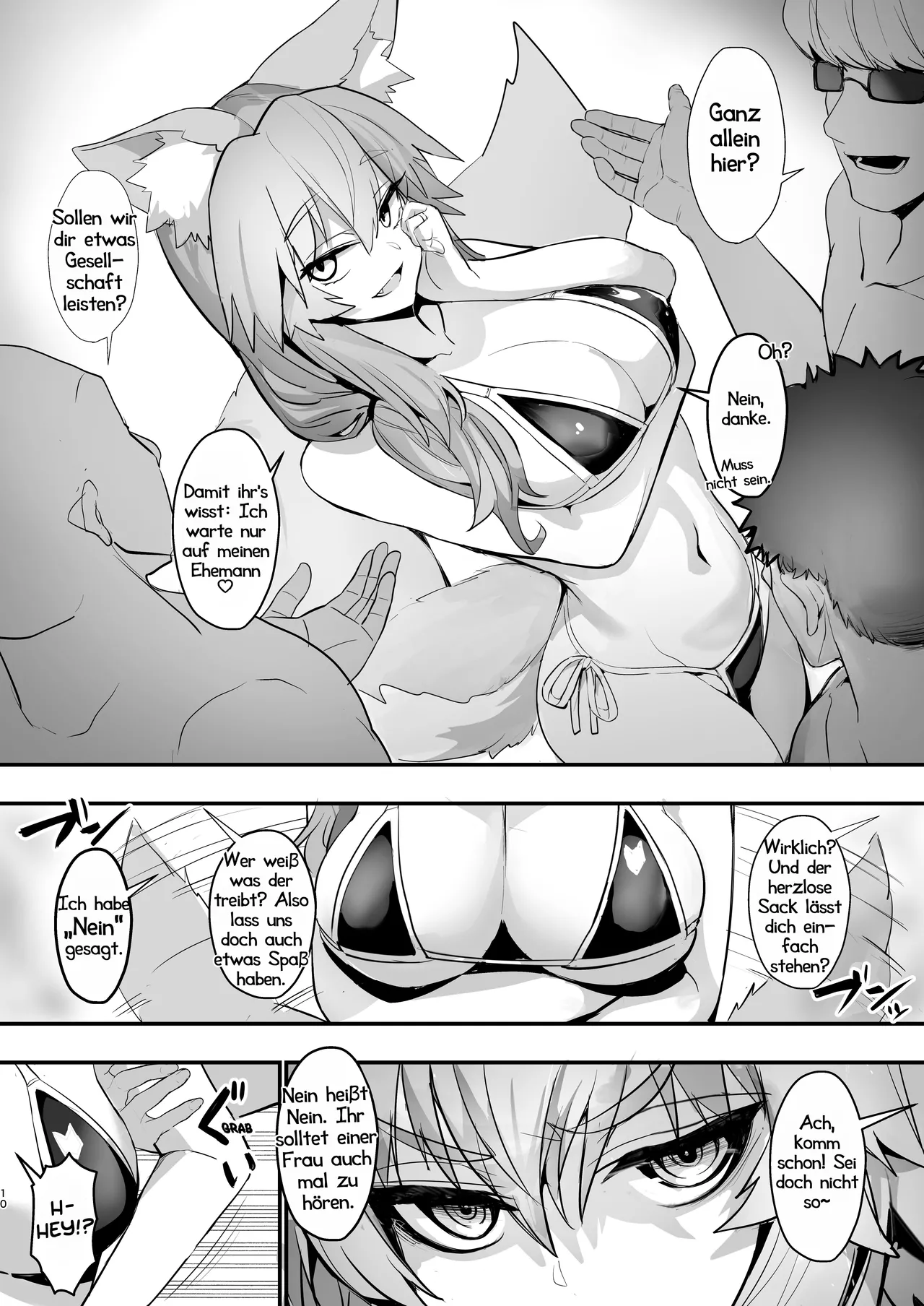 Manatsu no Pool Date Tamamo-chan | Badespaß mit Tamamo page 10 full