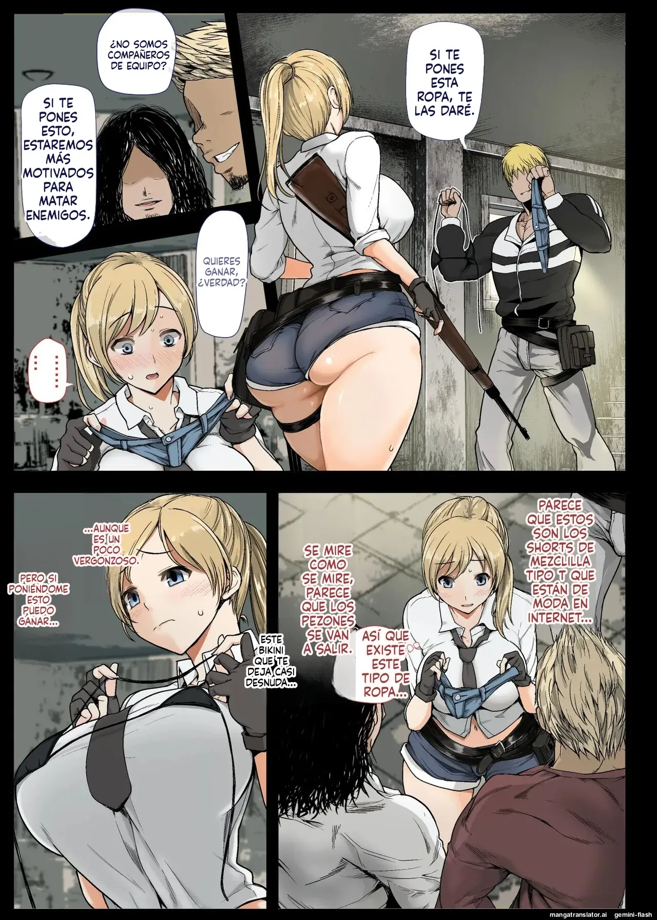 Geneki Joshidaisei To, Iyarashii Donkatsu page 8 full