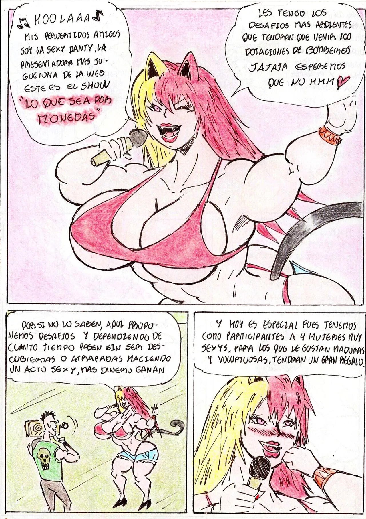 Ruth y Ashley cómic 5 "HARÉ LO QUE SEA POR MONEDAS" page 1 full