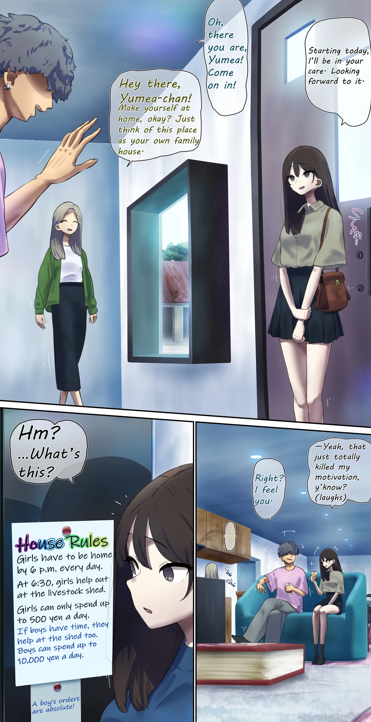 When I started living at my fiance's parents' house, I was punished like a child… page 1 full