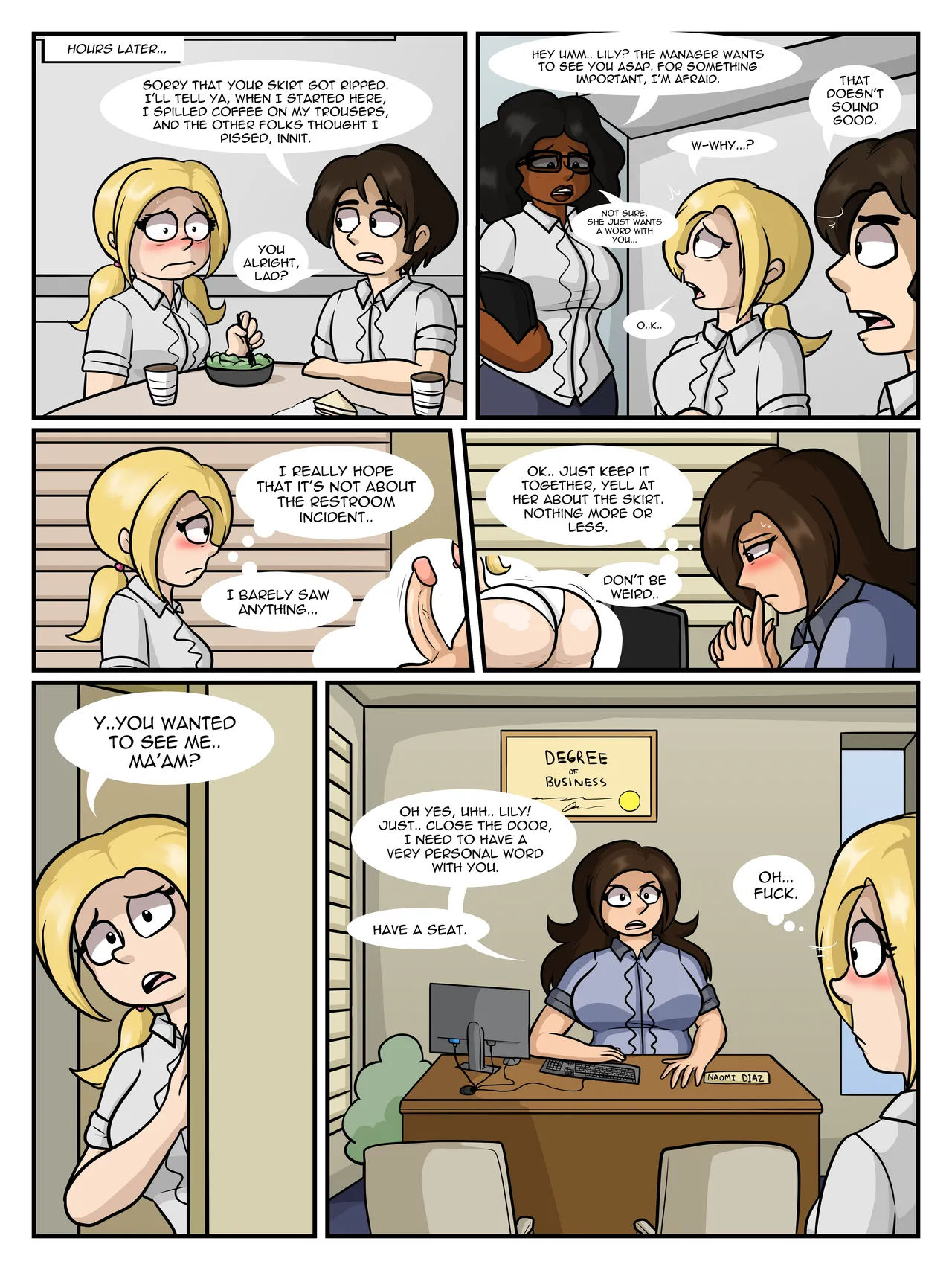 Lily's First Day page 6 full