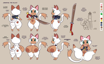 [Cobatsart] Meowster Hunter: Jennifur (Monster Hunter) cover