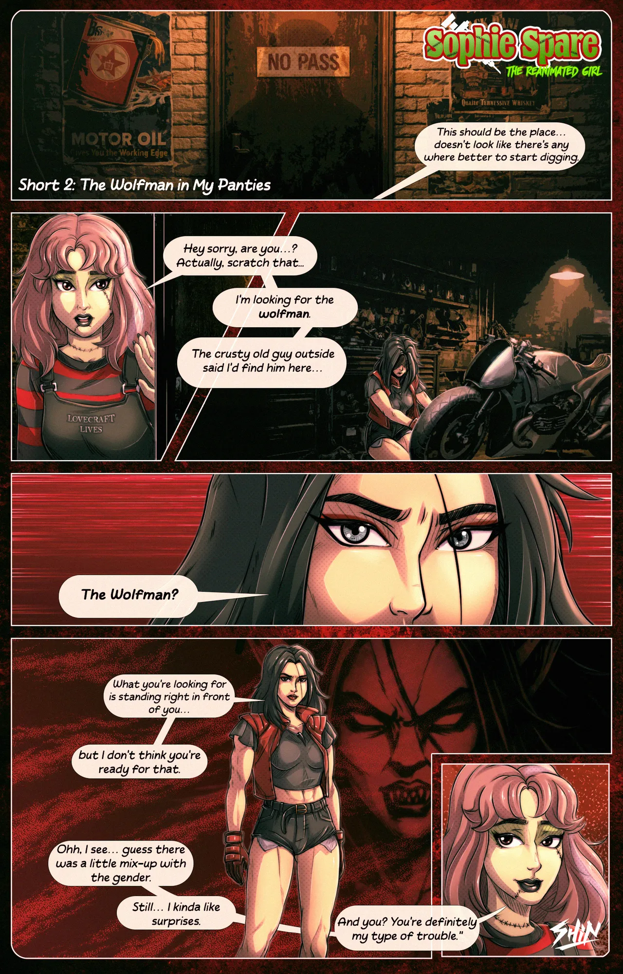 Sophie Spare the reanimated girl page 6 full
