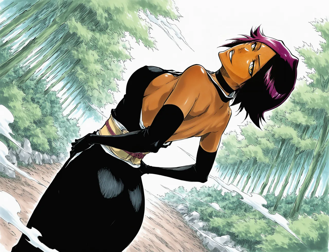 Yoruichi  Gangbang page 4 full