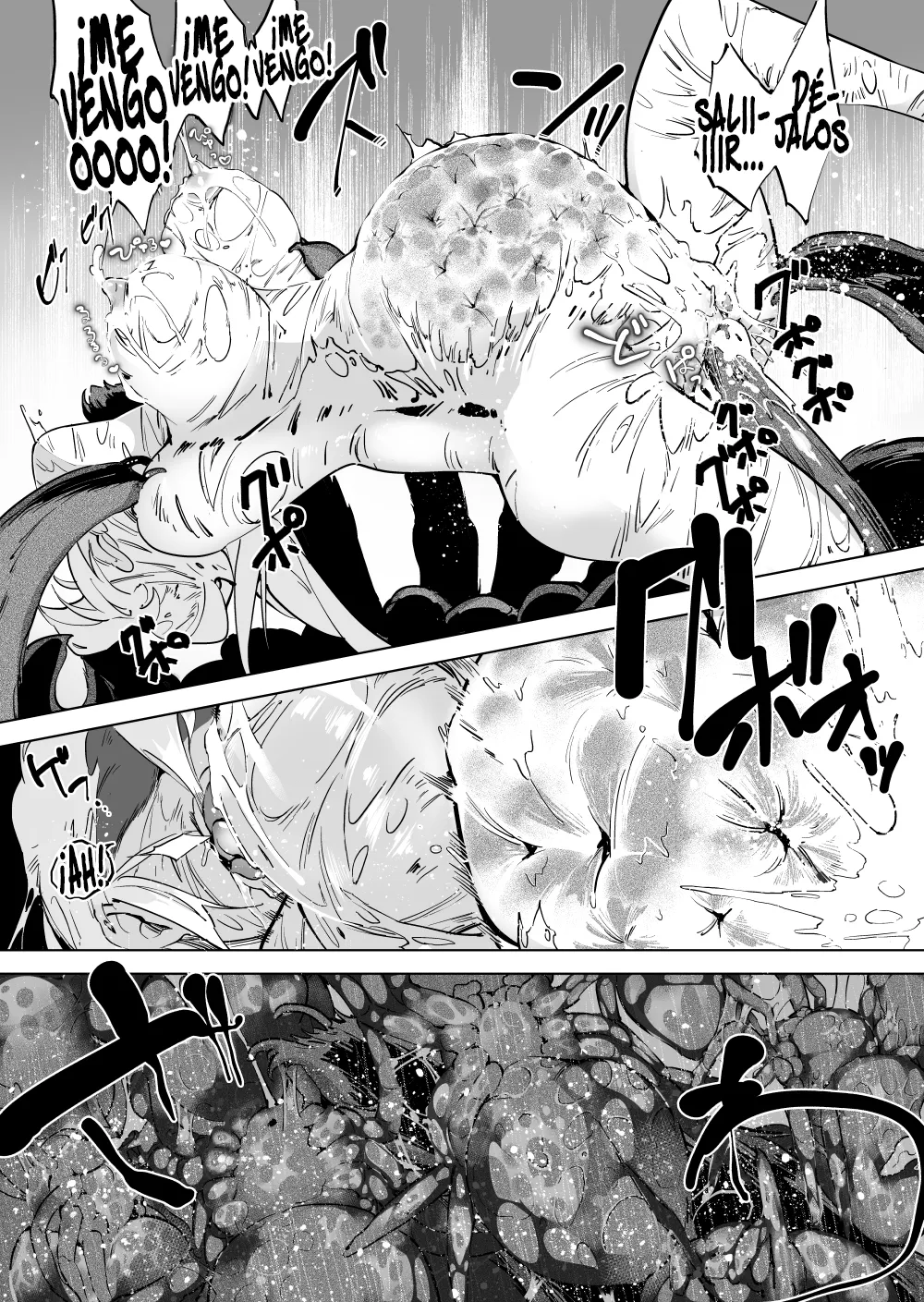 Kumo ♂ x Harabote Joshi | Araña ♂ × Chica Embarazada page 10 full