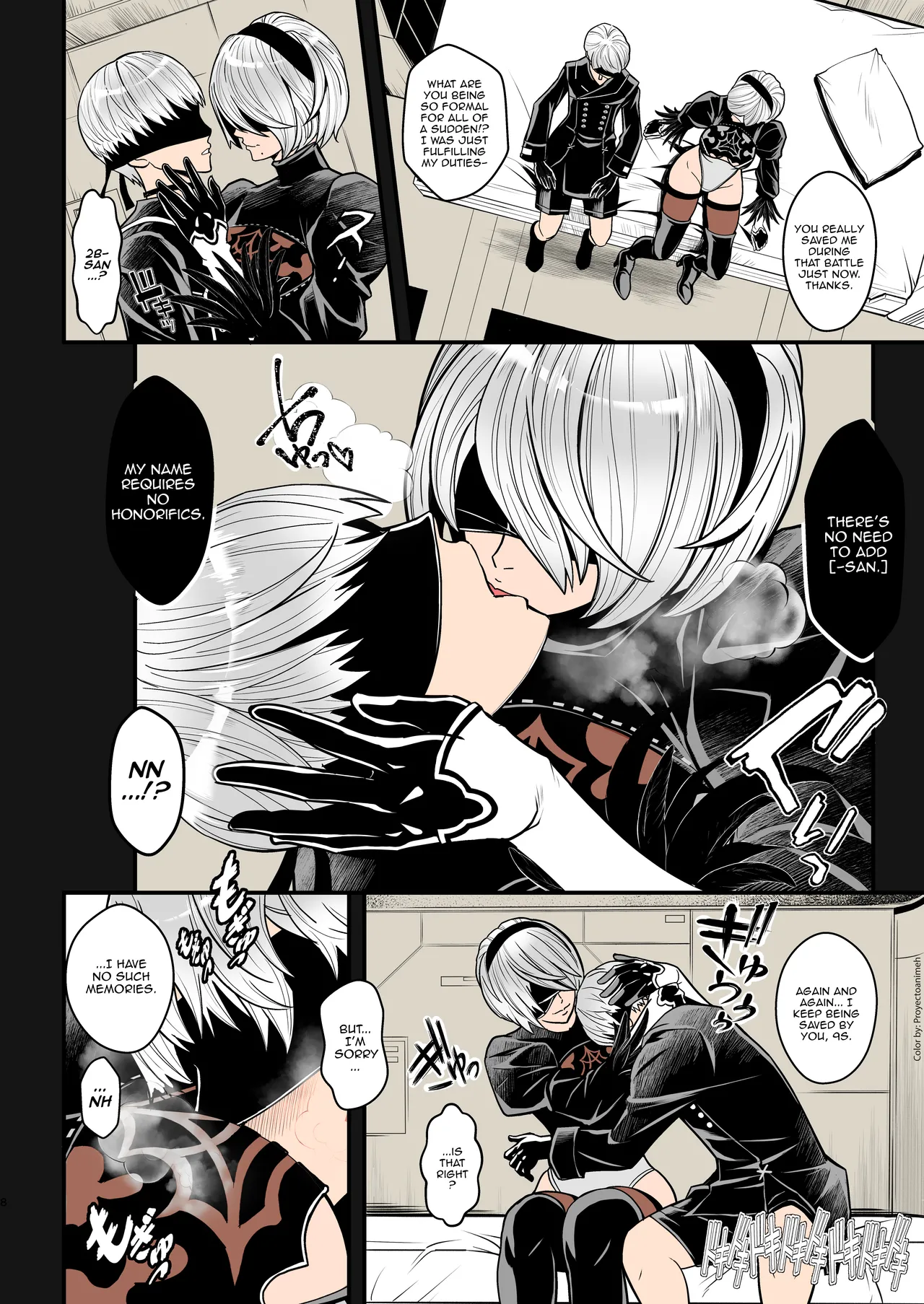 Onna Senshinokyuusoku   Female Warrior Rest   Colorized page 8 full
