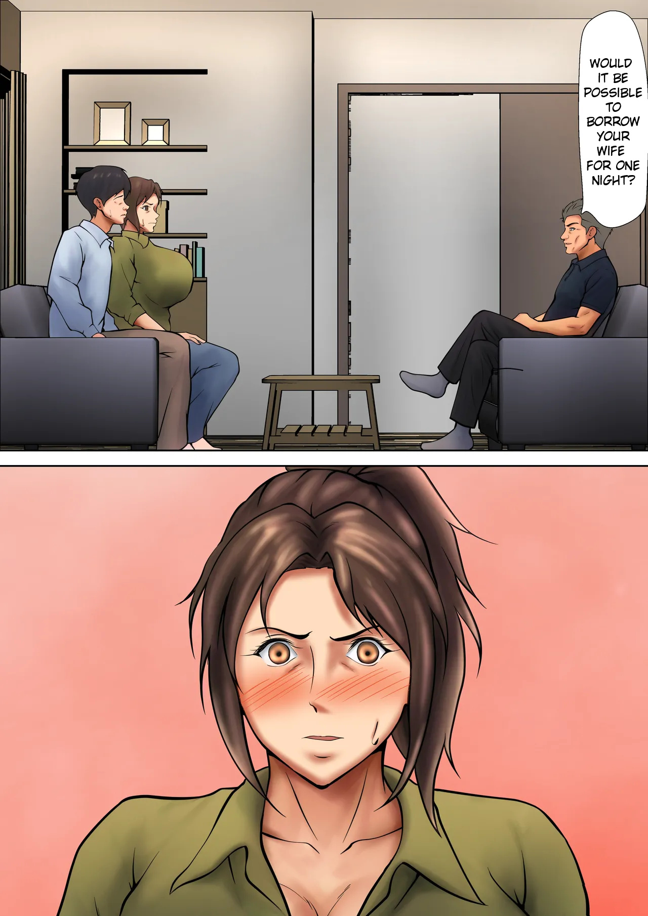 A Married Woman Who Chose to Be Embraced for The Sake of Her Daughter - A Night Sanctioned by Her Husband Part 1+2 page 12 full