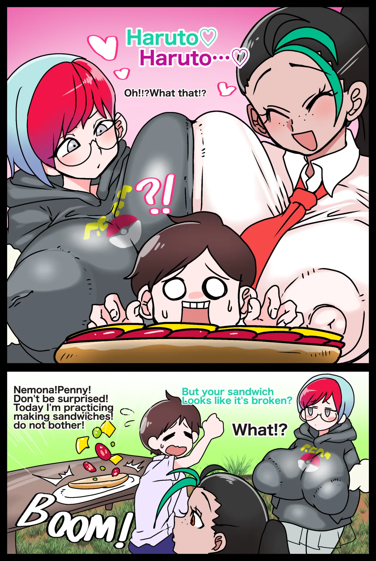 ボタンとネモ、ハルトに完全屈服調教SEX♡ page 10 full