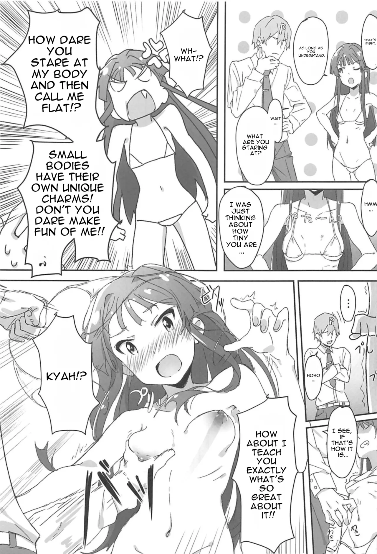 4-nin Sorezore Betsubetsu ni Suki na Milli Eromanga o Egakou ne! tte Onahashi Shite Dekita Hon page 12 full