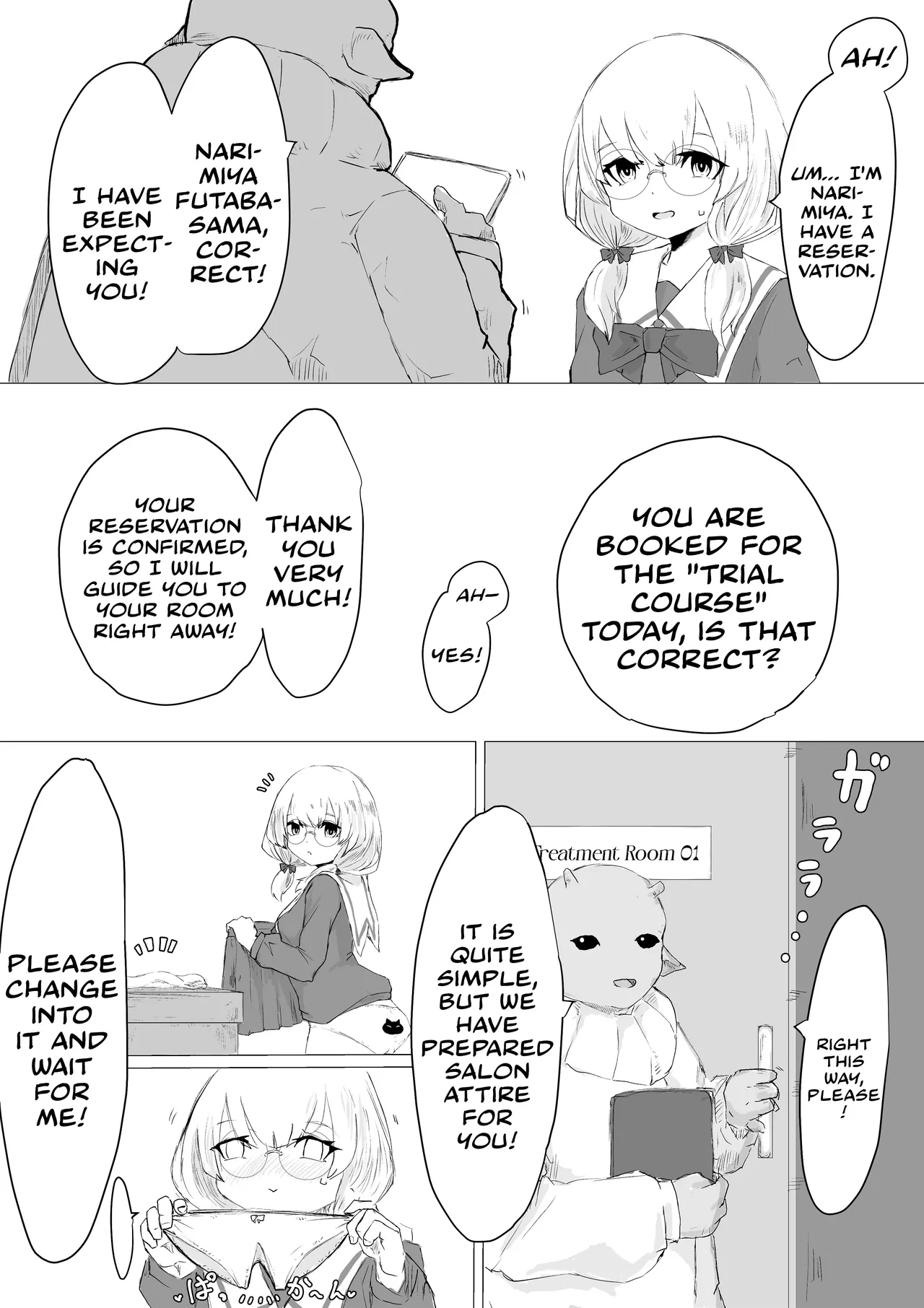 Futanari Taiken Esthe Salon. | The Futanari Experience Salon. page 7 full