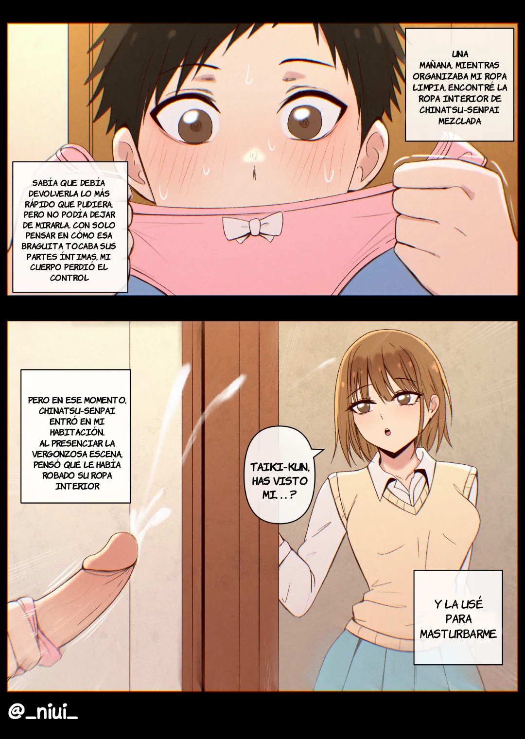 Chinatsu-senpai y Taiki cruzan la linea page 1 full