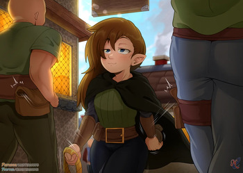 [MartinCorps] Ji Rouf - Halfling at the bar (for SoupaBenju) cover