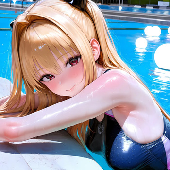[Elizasrain]Yami x Yuuki Rito (BWC) - Pool[AI GENERATED] cover