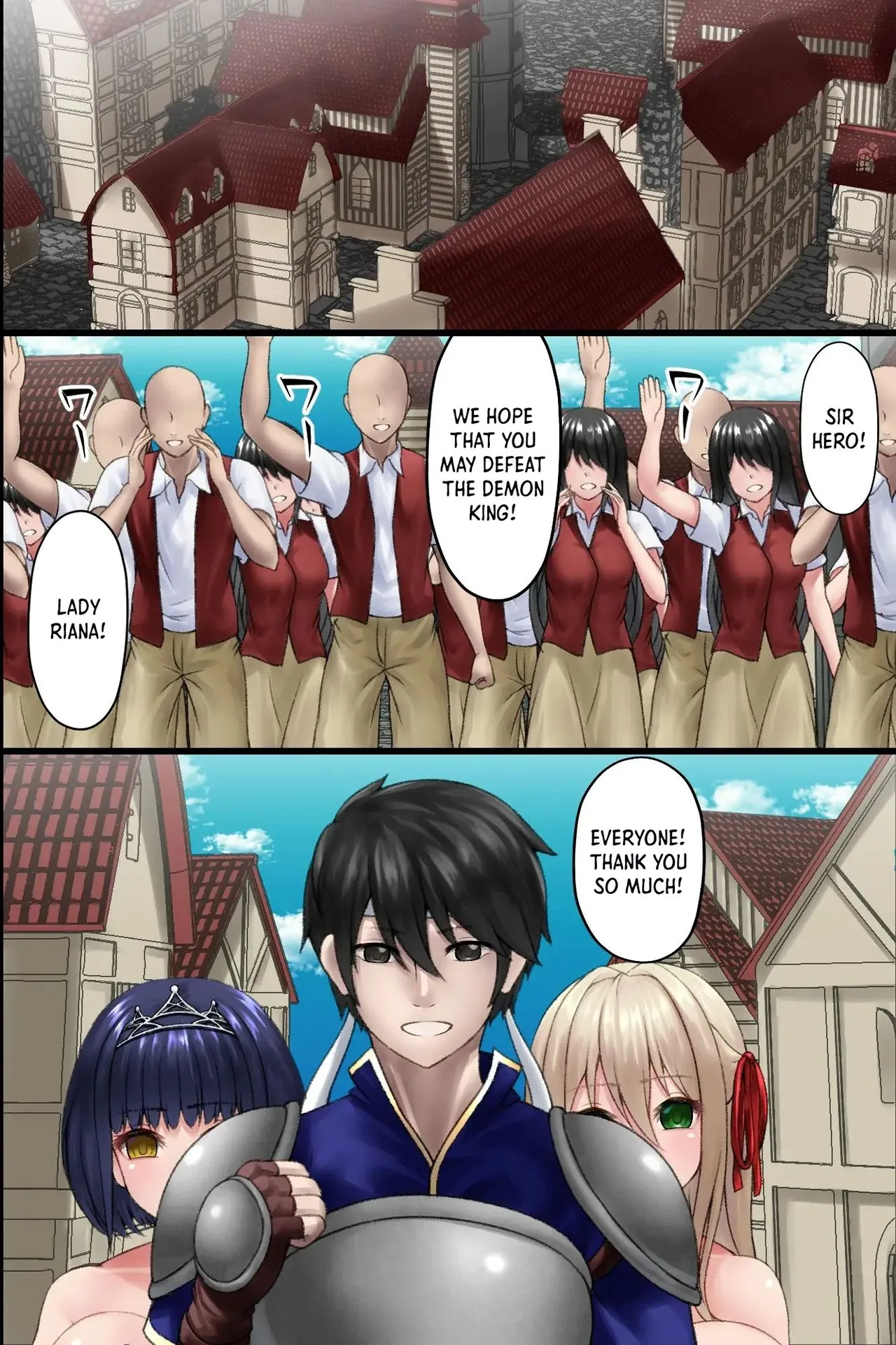 Isekai Tensei Shitekita Himote no Ore ga Yuusha no Kawai ni Heroine-tachi ni Tanutsuke shite Netocchau Hanashi | A Story About how I, an Unloved Incel, Reincarnated in Another World, Cucked the Hero and Knocked up all the Heroines in his Place page 2 full