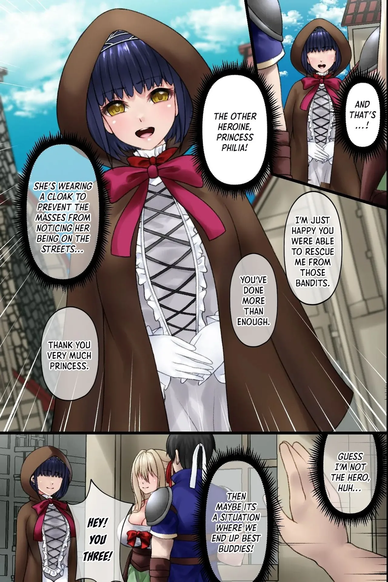 Isekai Tensei Shitekita Himote no Ore ga Yuusha no Kawai ni Heroine-tachi ni Tanutsuke shite Netocchau Hanashi | A Story About how I, an Unloved Incel, Reincarnated in Another World, Cucked the Hero and Knocked up all the Heroines in his Place page 9 full