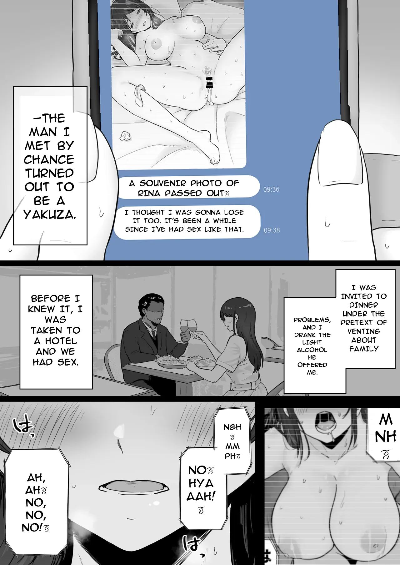 Houkai Kazoku 0-Hahaoya ga Yakuza to no Sex ni Hamatta Hanashi- page 8 full
