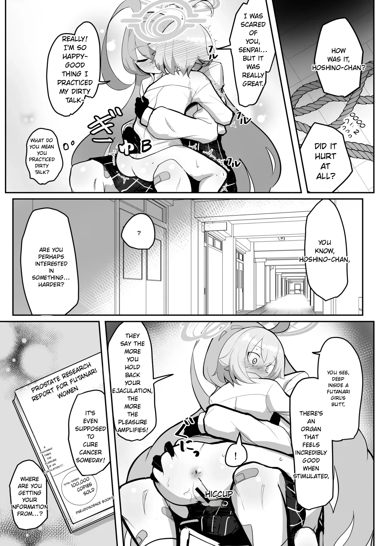 Futanari Maso Hoshino-chan VS Do-S Yume Senpai page 12 full