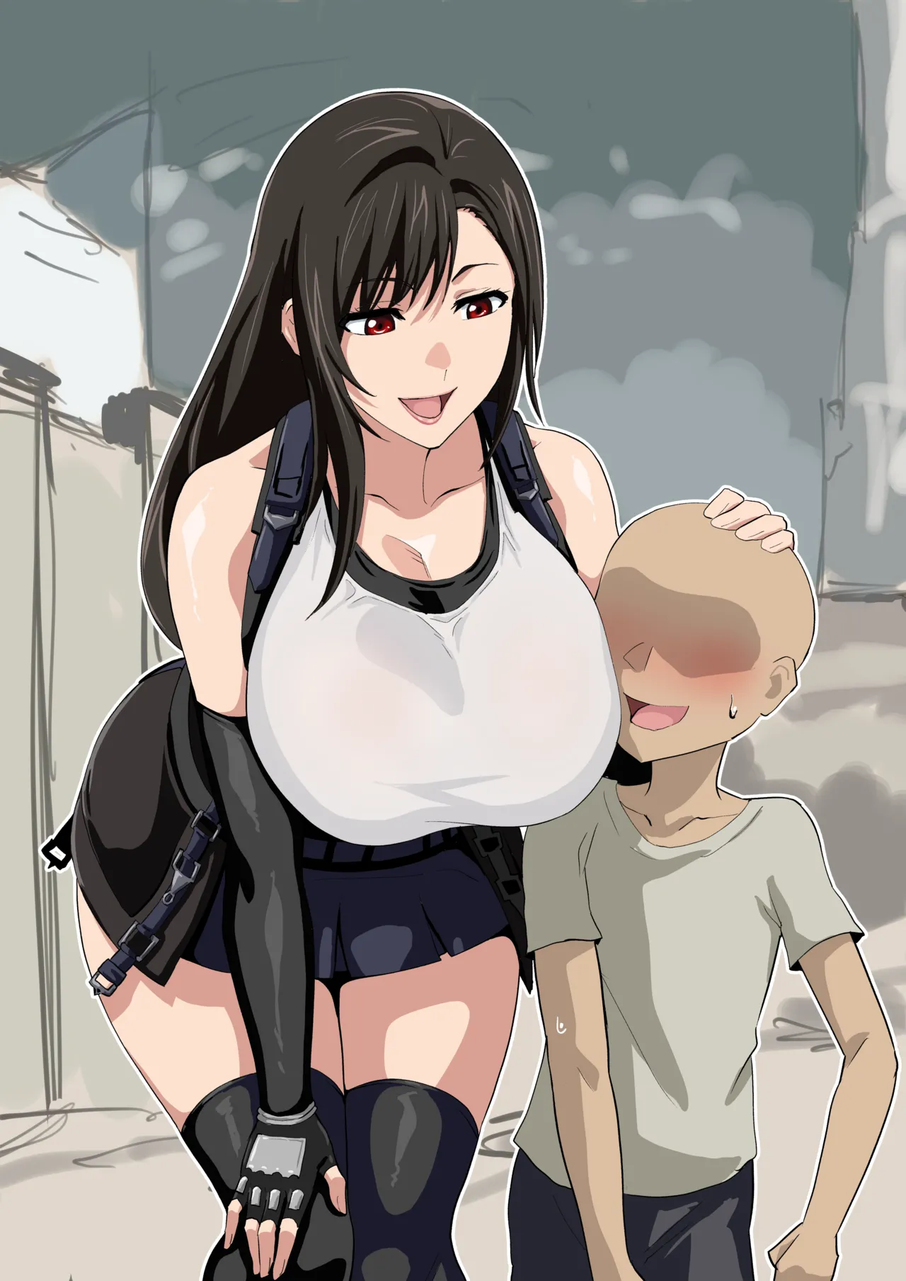 ティファとがきんちょ page 8 full