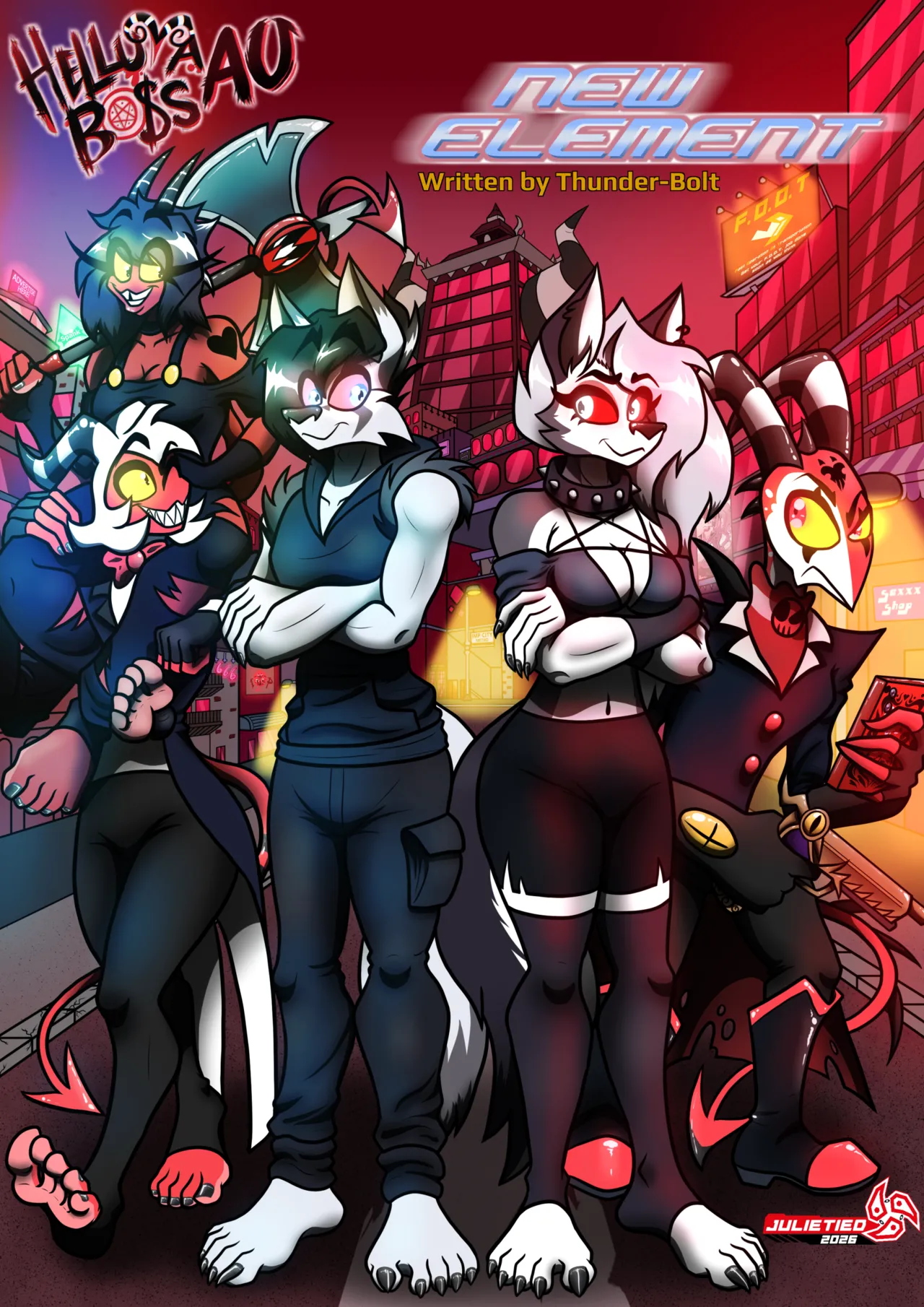 Helluva Boss AU: New Element page 1 full