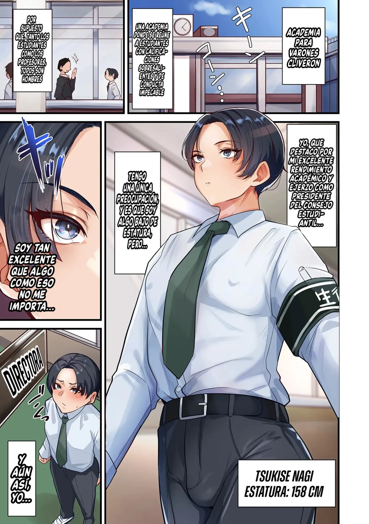 Seitokaichou, haiboku. Jukujo no Taishuu ni Yugamerareta Seiheki｜La Derrota del Presidente Del Consejo Estudiantil ~ Un fetiche corrompido por el olor corporal de una mujer madura page 1 full