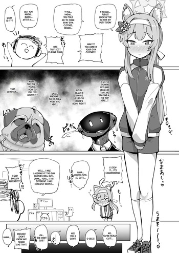 [shimuro itaru] taisofuku mari no hatsujo anaru | horny anal with gym uniform mari (Blue archive) [English] [XO Manga] cover