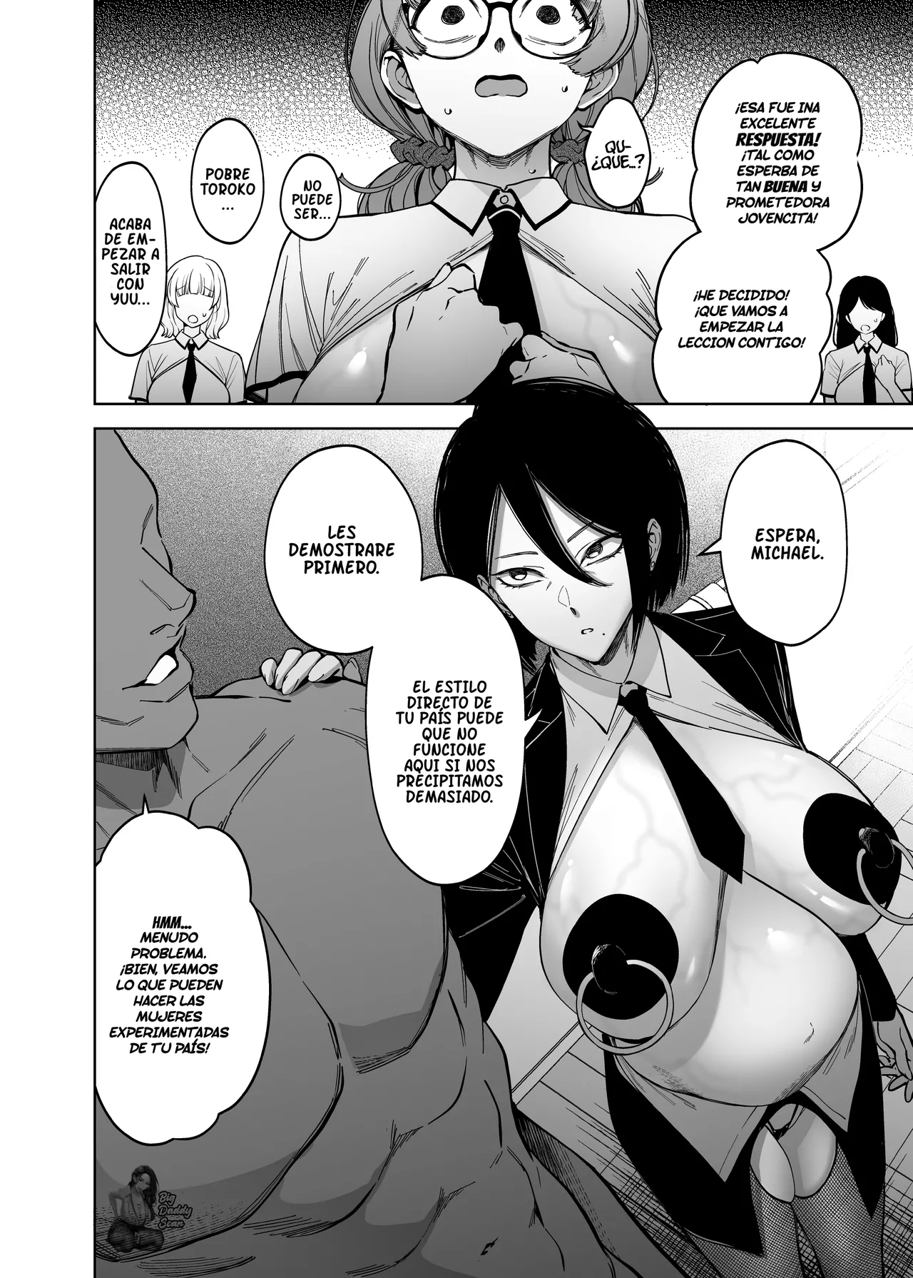 Yuusei Shuzoku to no Kouhai Seisaku｜Política De Reproducción Con Una Raza Superior page 6 full