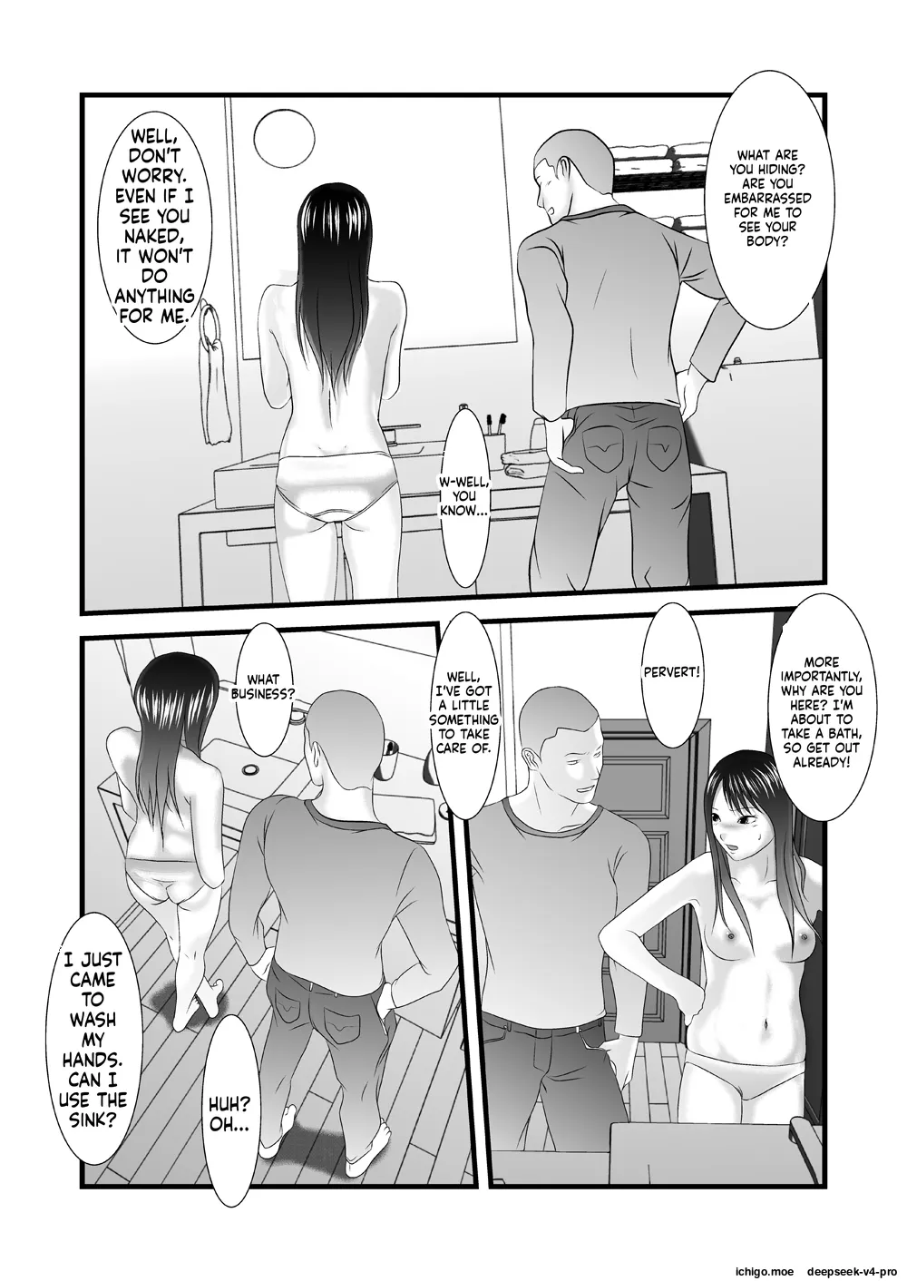 JK no Imouto no Furo Nozoki mashita - Hentai Aniki × Imouto page 8 full