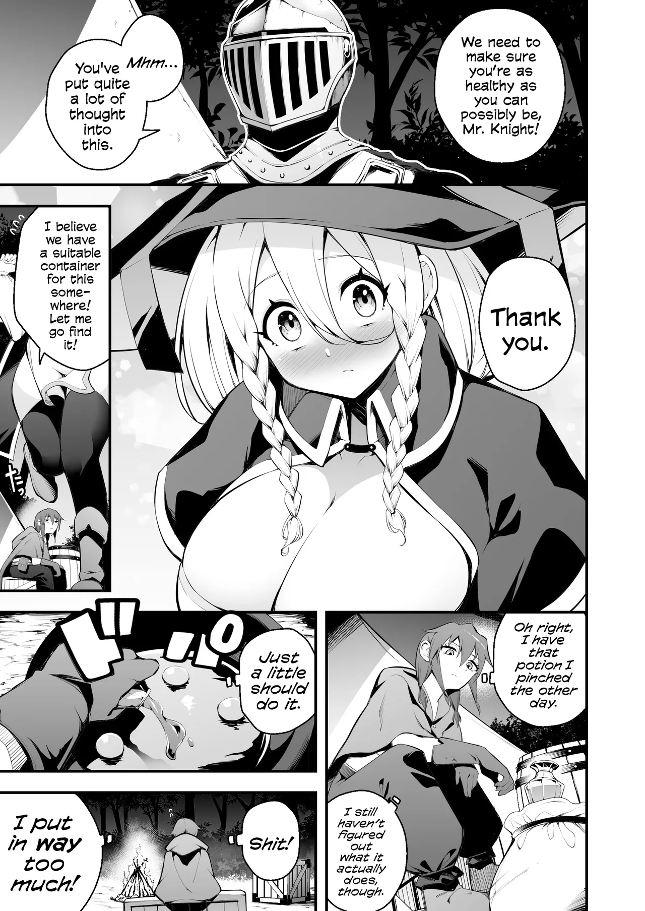 The Apprentice Witch And The Cursed Dick | Minarai Majo to Noroi no Chinpo page 4 full