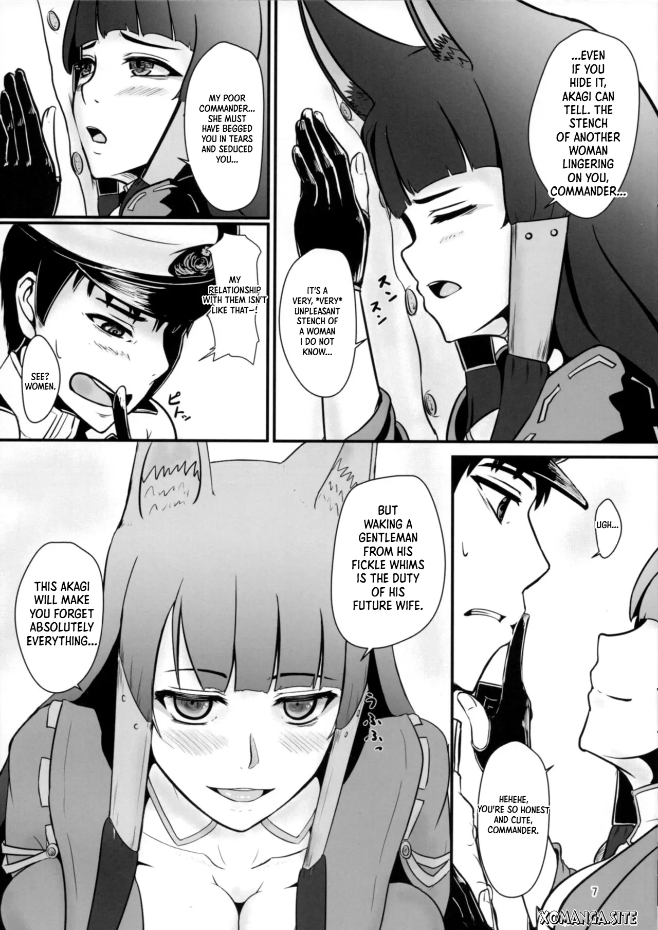 Teitoku wa Yandere Akagi ni Rouraku Sarete Shikikan-sama ni Narimashita. page 6 full