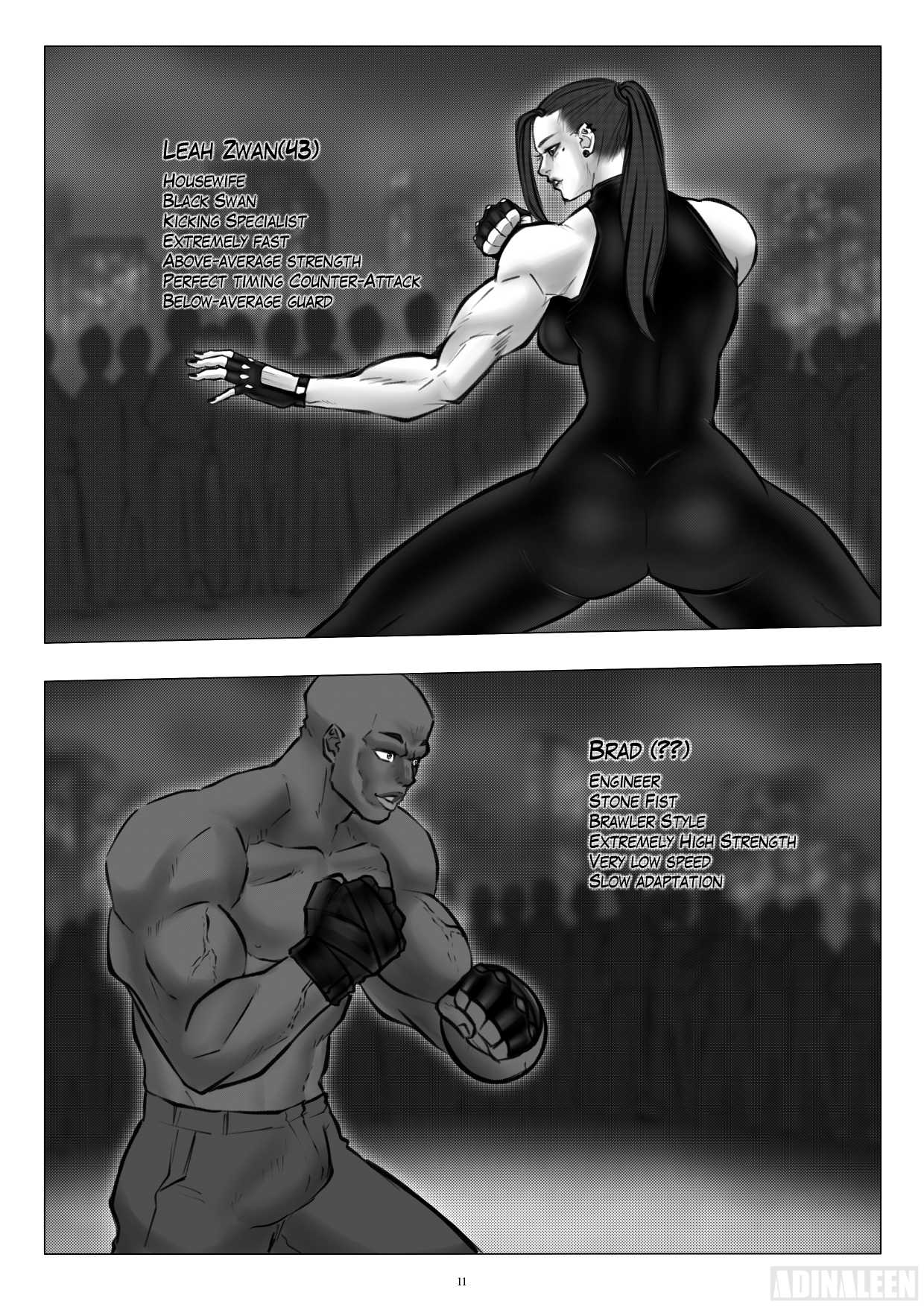 A Beautiful Housewife Who Sneaks Out in the Middle of the Night to Join An Illegal Underground Fight Club page 10 full