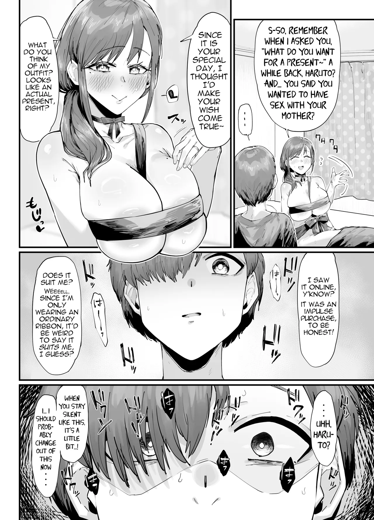 Tanjoubi Present wa Haha to no Noukou Namakoubi | My Birthday Present is a Passionate, Raw Mating Session with my Mom page 9 full