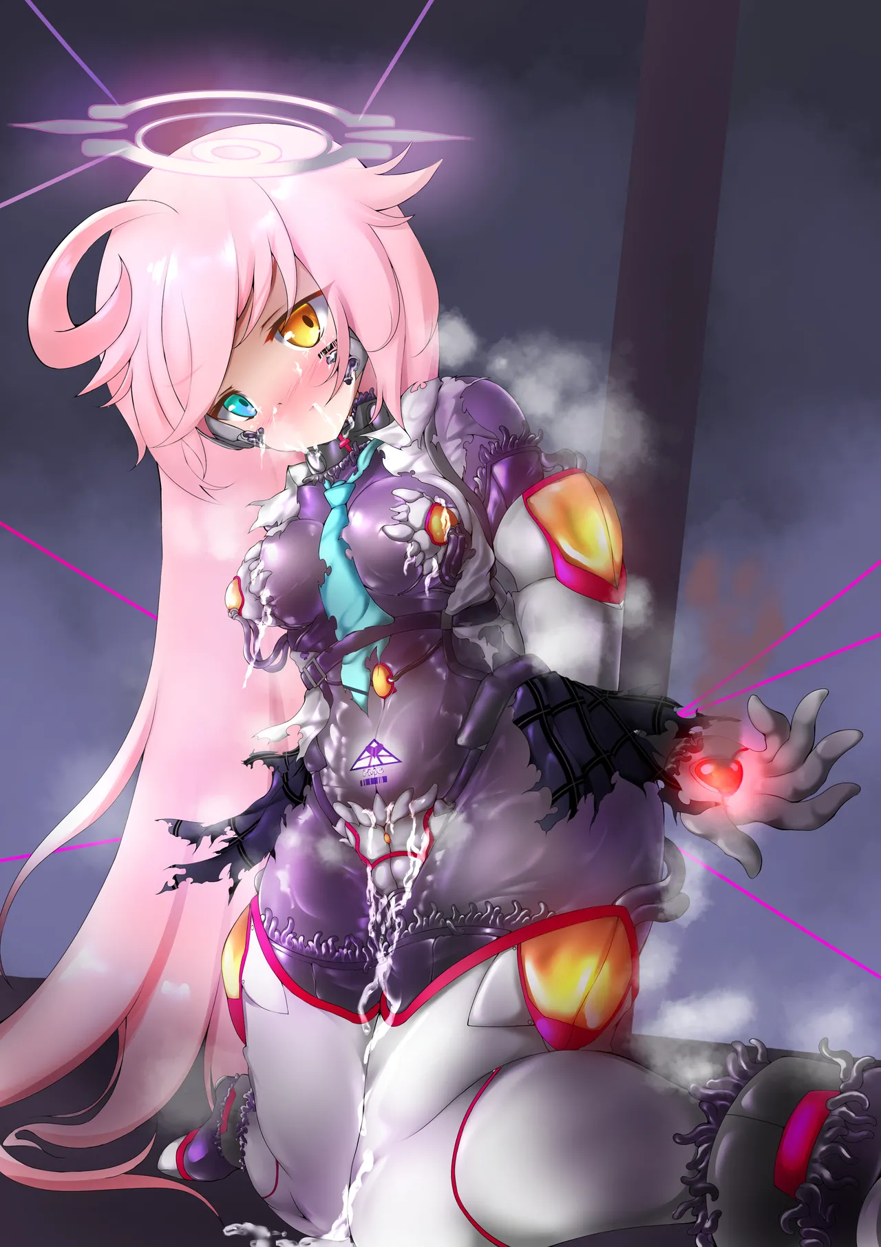 小鸟游星野抵抗着使她转化为PMC士兵的触手服 page 10 full