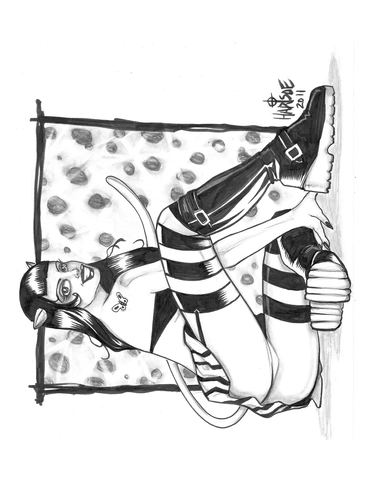 Bad Girl Sketchbook Vol. 01 page 7 full