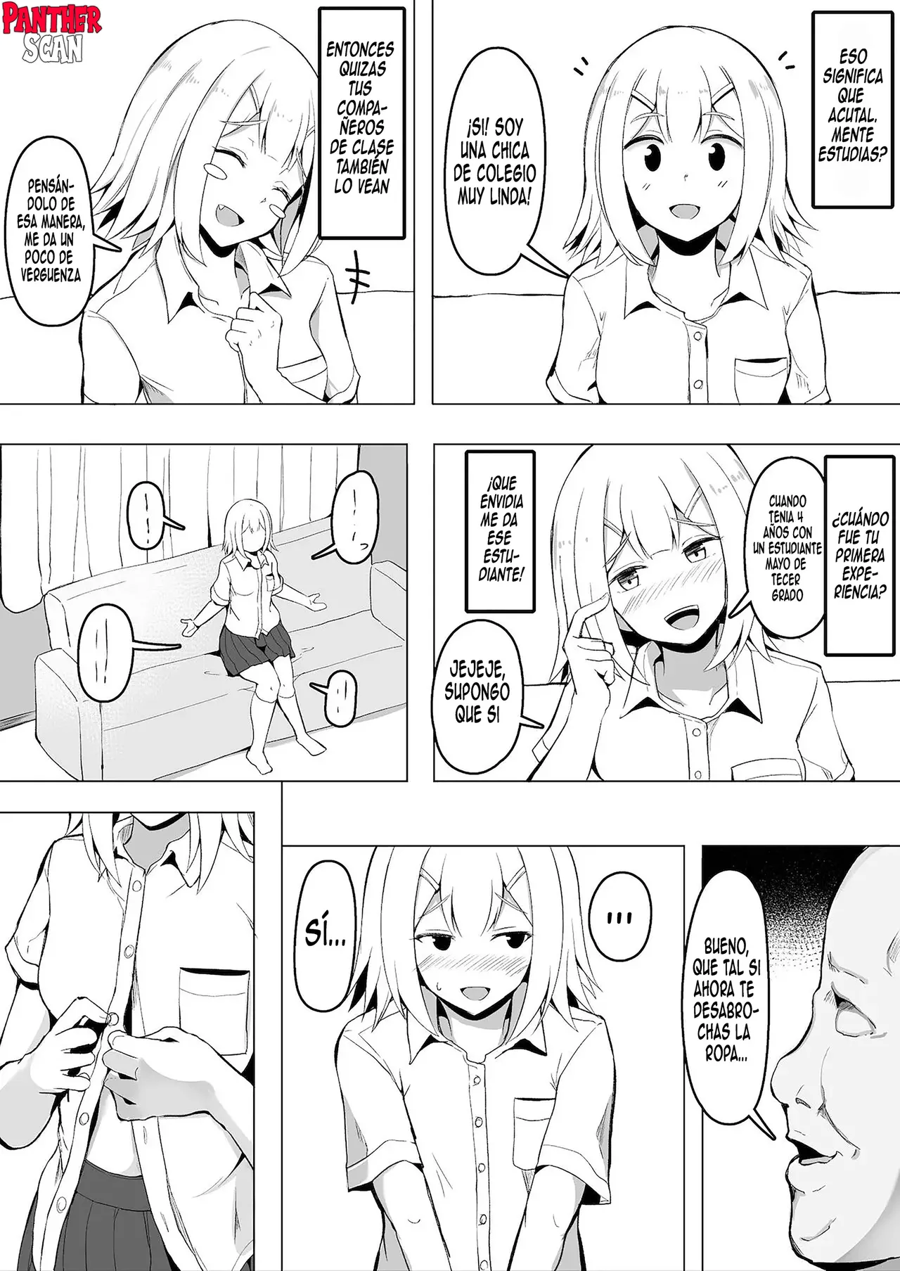 クラスメイトに自分のAVを営業活動するJKちゃん | Una chica de instituto que promociona su vídeo porno entre sus compañeros de clase page 6 full