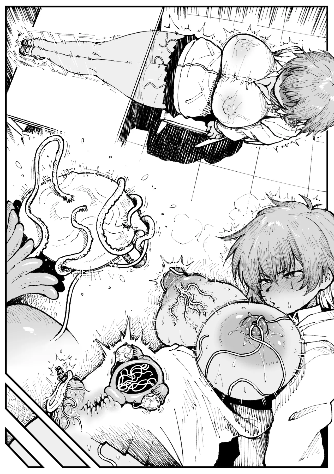 Zako Mushi ni Makechau Aki | 허접 벌레에게 져버리는 아키 page 12 full
